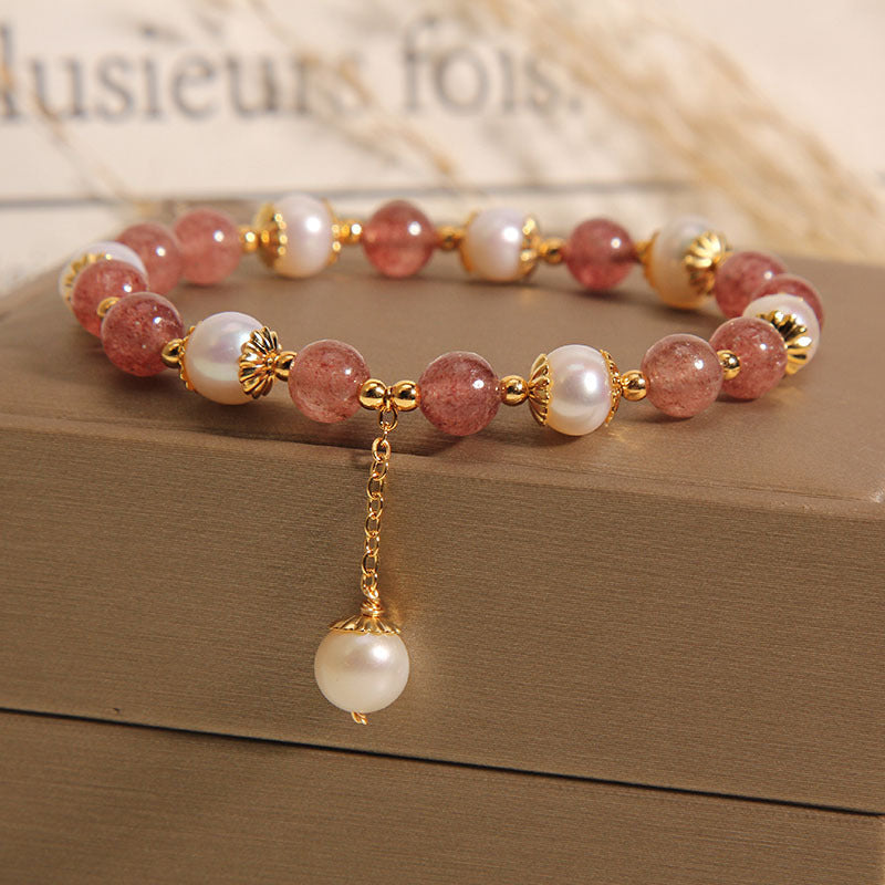 Aura Natural Strawberry Bracelet