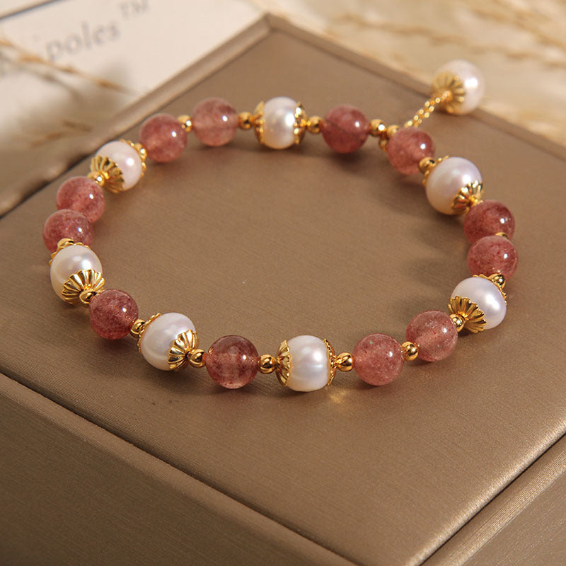 Aura Natural Strawberry Bracelet