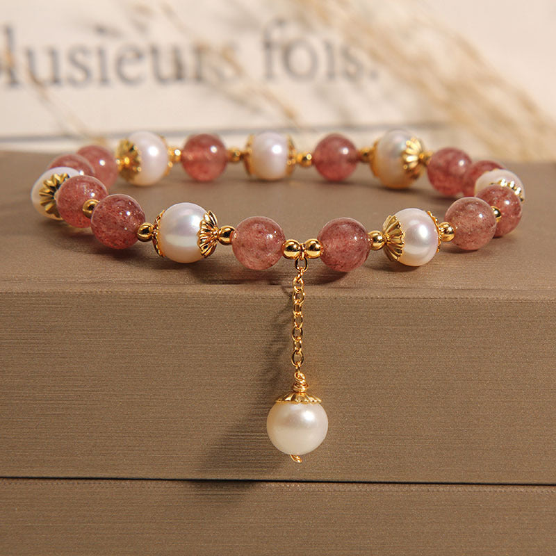 Aura Natural Strawberry Bracelet